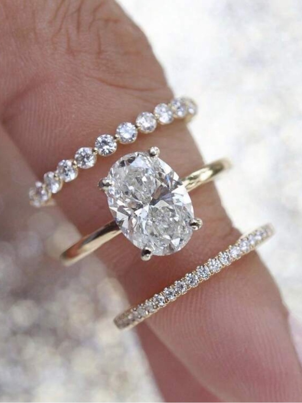 Gold ring set